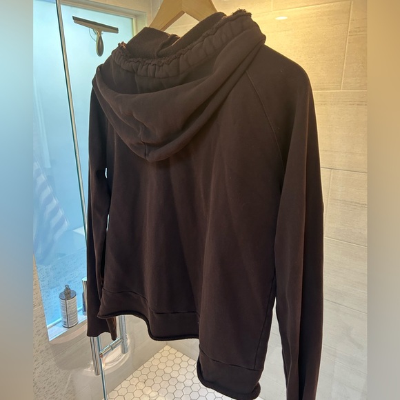 COPY - Frank & Eileen chocolate brown hooded sweatshirt, size S - Picture 4 of 4
